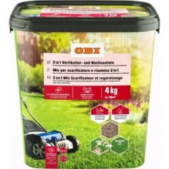 OBI 2 In 1 Vertikutier- Und Nachsaatmix 4 Kg
